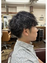 アート(art)&nbsp;波巻きパーマ/刈り上げマッシュ