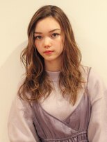 似合わせくびれ小顔カットネビージュワンレンひし形ボブルフ黒髪