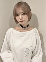 ペレ 梅田(PELE)&nbsp;黒髪/ボブルフ/ネビージュ/小顔/ワンレン/梅田/髪質改善/前髪