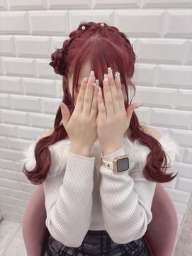 リルミー(Lilme) あみかちゅ片耳ひつじヘア＊まゆ