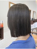 大人マッシュショート丸みショート黒髪ショートベリーショート