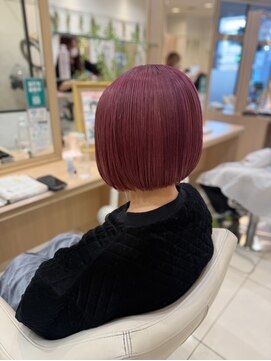 アッシュ 行徳店(Ash) ミニボブ×ピンクパール