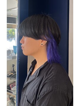 コワファースト 大分(COIFF1RST) インナーカラー！バイオレットブルー