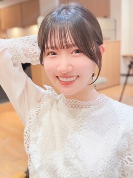 ルエ(rue) ナチュラルボブ前髪ありイメチェン20代30代40代50代ショートボブ