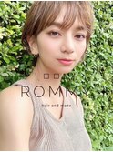 小顔マッシュボブ◎レイヤーカットくすみベージュ20代～50代