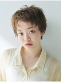 ショートレイヤースタイルベージュカラー【FIRST】宮島祐太