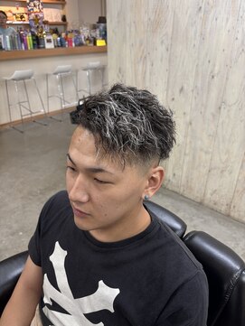 ヘアー モード 辰(HAIR MODE) メッシュ×パーマ