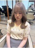 milk tea beige/大機まなの