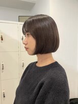 エイチ 梅田(H)&nbsp;美髪ミニウルフデジタルパーマショートカットミディアムミニボブ