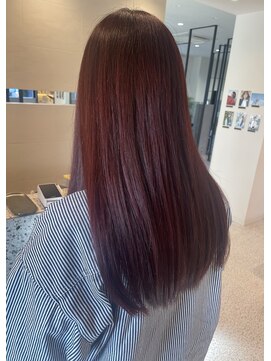 アーティザナル ニノミヤ(artisanale) 暗髪レッドカラー