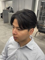 オーバル バイ アピッシュ(OVARL by apish)&nbsp;ナチュラルセンターパート/フェザーパーマ/パーマ落とし