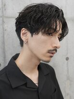 レタッチ バイ フィフス 銀座(RETOUCH by fifth)&nbsp;銀座シャドウパーママッシュセンターパートフェザーパーマメンズ