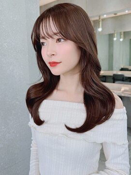ロンド メリー 大宮(Lond merry) ミディアムレイヤーカット/レイヤー/顔周り/韓国/髪質改善/大宮