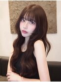 黒髪/クラゲヘアー/オリーブグレー/小顔/ココアベージュ/渋谷