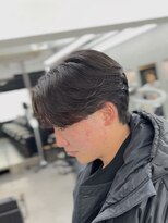 オーバルバイアピッシュ(OVARL by apish) フェザーウルフニュアンスセンターパートバズカットシャギー