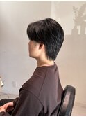 センターパート/ダウンパーマ