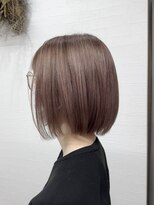 リベストバイジェービー 稲毛(li best. byjb)&nbsp;ダークアッシュ/大人ガーリー/似合わせカット[稲毛/白髪ぼかし]
