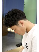 にもう&nbsp;メンズテーパーフェード/アップバング/アクティブショート/短髪