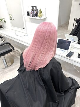 ヴィア(Via) ハイトーン/ケアブリーチ/ダブルカラー/ペールピンク