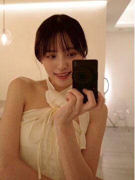 ヌイ 横浜(nui) イメチェンピンクベージュ前髪