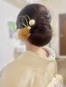 ヘアセット＋訪問着着付《平日9:00～16:00》 7700円
