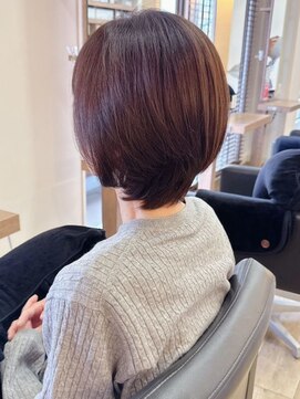 アミーベル クレール(AMI a BELLE Clair) 【296.カラー×髪質改善】縮毛矯正・白髪染め・ショートカット♪