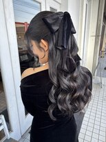 ビュートヘアー(Viewt hair)&nbsp;【 viewt hair 】ハーフアップ × お呼ばれヘア リボンアレンジ