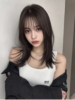 サロンドアイ(salon de i)&nbsp;韓国風レイヤー × ダークグレージュ