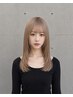 【透明感ダブルカラー】ブリーチオンカラー+ナノスチームトリートメント