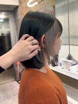 ロア バイ シズク センター南(LOA by sizuk)&nbsp;オリーブカラー×ホワイトシルバーインナー