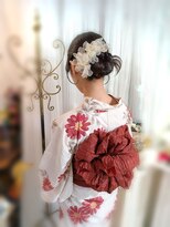 クリーム(Cream)&nbsp;浴衣着付け＆ヘアセット(カチモリへア)