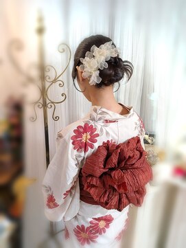 クリーム(Cream) 浴衣着付け＆ヘアセット(カチモリへア)