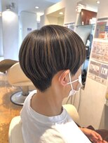 アンジュール&nbsp;白髪ぼかしハイライト