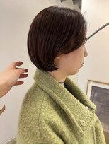 ナヌークカフラ(nanuk kafla)&nbsp;髪質がより柔らかく見えるショートボブ