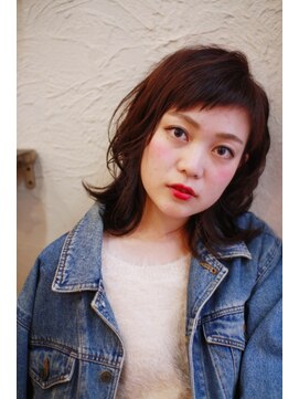 トヌコア ルア 下北沢店(TONUKOA RUA) 【TonukoaRua】ミディな大人ウェーブでオフィスカジュアル★