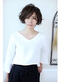 『LAVLESS』前髪なしショートボブ