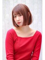 ナチュラルノンブローカットなボブ
