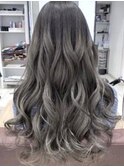 シルバーグレージュグラデーション