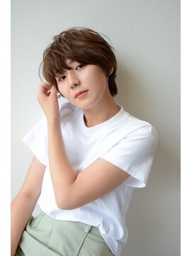 カリノ(crino:) ＃マッシュショート＃ふんわり＃ボーイッシュ