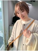 【nude仲井】ミルクティーベージュ/ショートヘア