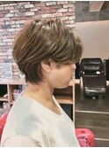 40代50代60代70代  耳かけショートヘア -名古屋の美容室actif-