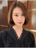 ショートボブ小顔カット大人ヘア髪質改善30代40代50代表参道青山