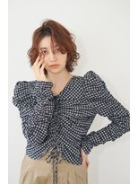 パール(PearL)&nbsp;【PearL】プチウルフパーマ×チェリーブラウン