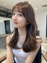 アリュウル 表参道 青山(Allure) 似合わせシースルーバンクで小顔に見える!サイドバンク　水越