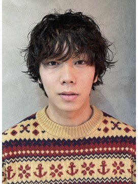 キュー(Cue_) ダークアッシュマッシュウルフ【表参道】