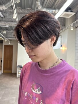 ガレージ バイ グリーン 原宿 表参道(Garage by green) 【JINKI】ニュアンスセンターパート