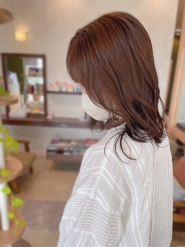 ヘアメイク ミチ 富田店(HAIRMAKE MICHI) 【MICHI 富田店　古作蓮】ヨシンモリ　ミルクティーベージュ