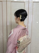 横濱ハイカラ美容院(haikara美容院) 訪問着着つけとヘアセット