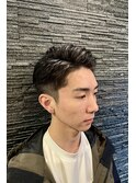 ツーブロックショート
