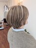 【白髪ぼかしにもオススメ】カット＋透明感艶ハイライトカラー